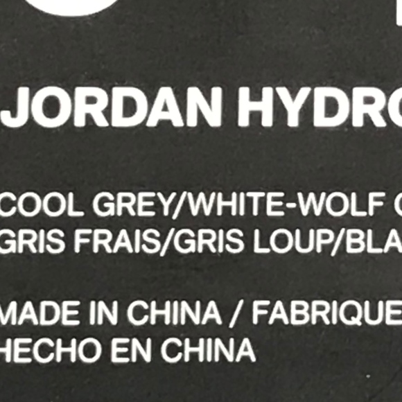 Jordan Hydro 6 Cool Grey White Wolf Grey Sandals - Picture 6 of 6